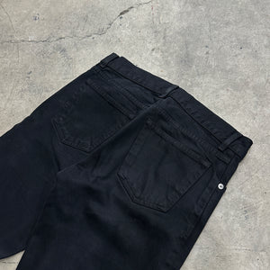 1999 Helmut Lang Overdyed Black Classic Cut Denim