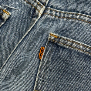 1970s Levi's 646 Orange Tab Flared Jeans