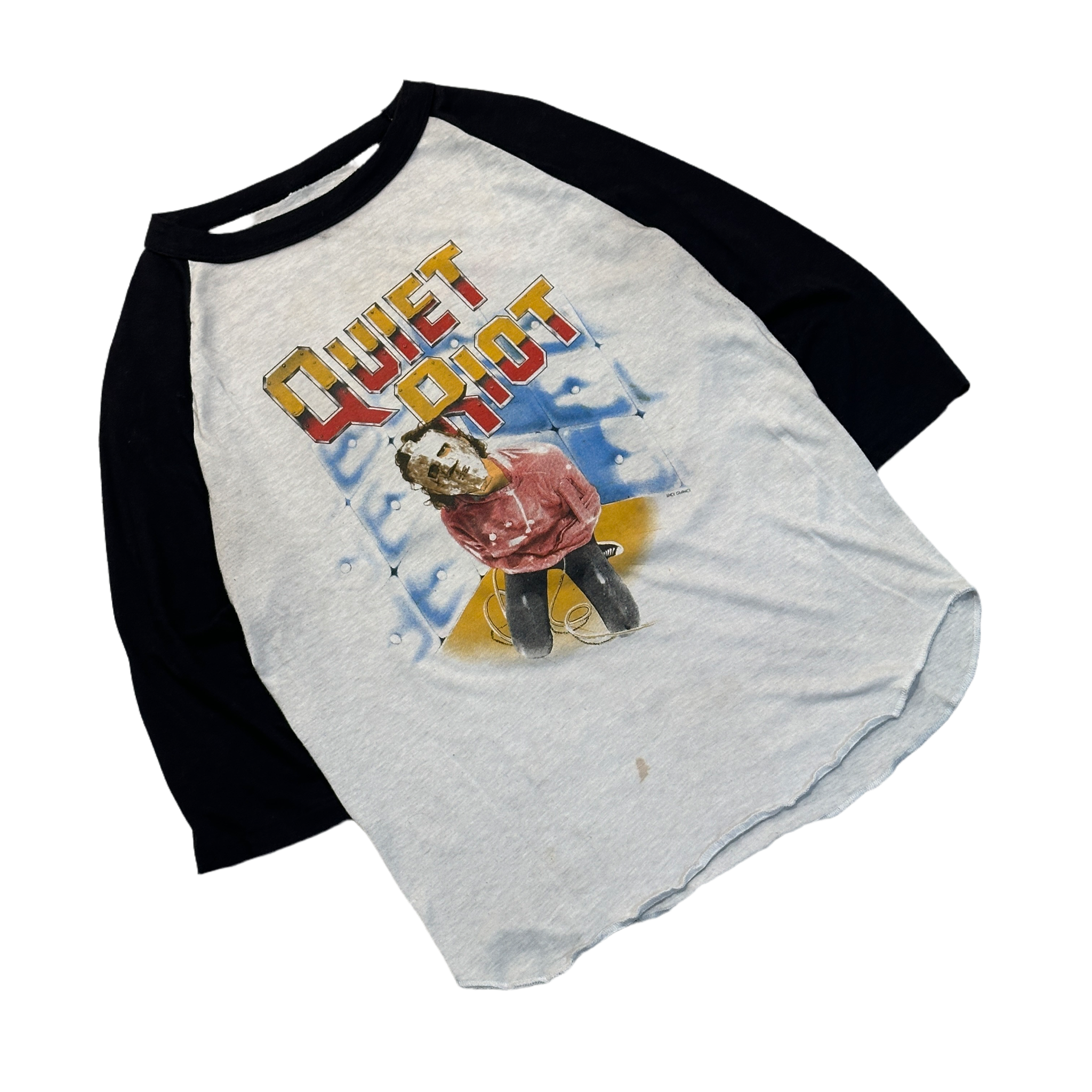 1983 Quiet Riot “Mental Health Tour” Raglan Sleeve Tee