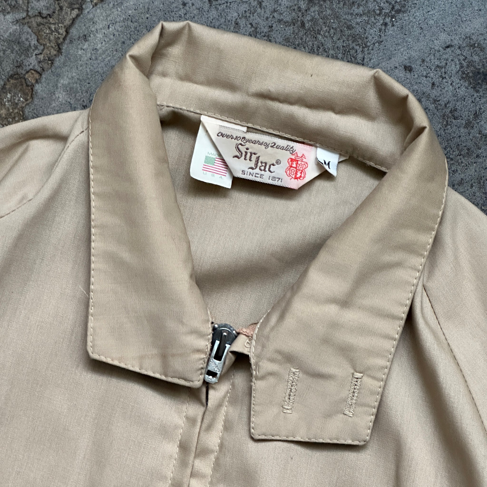 1970s Tan Cotton Harrington Jacket (M)