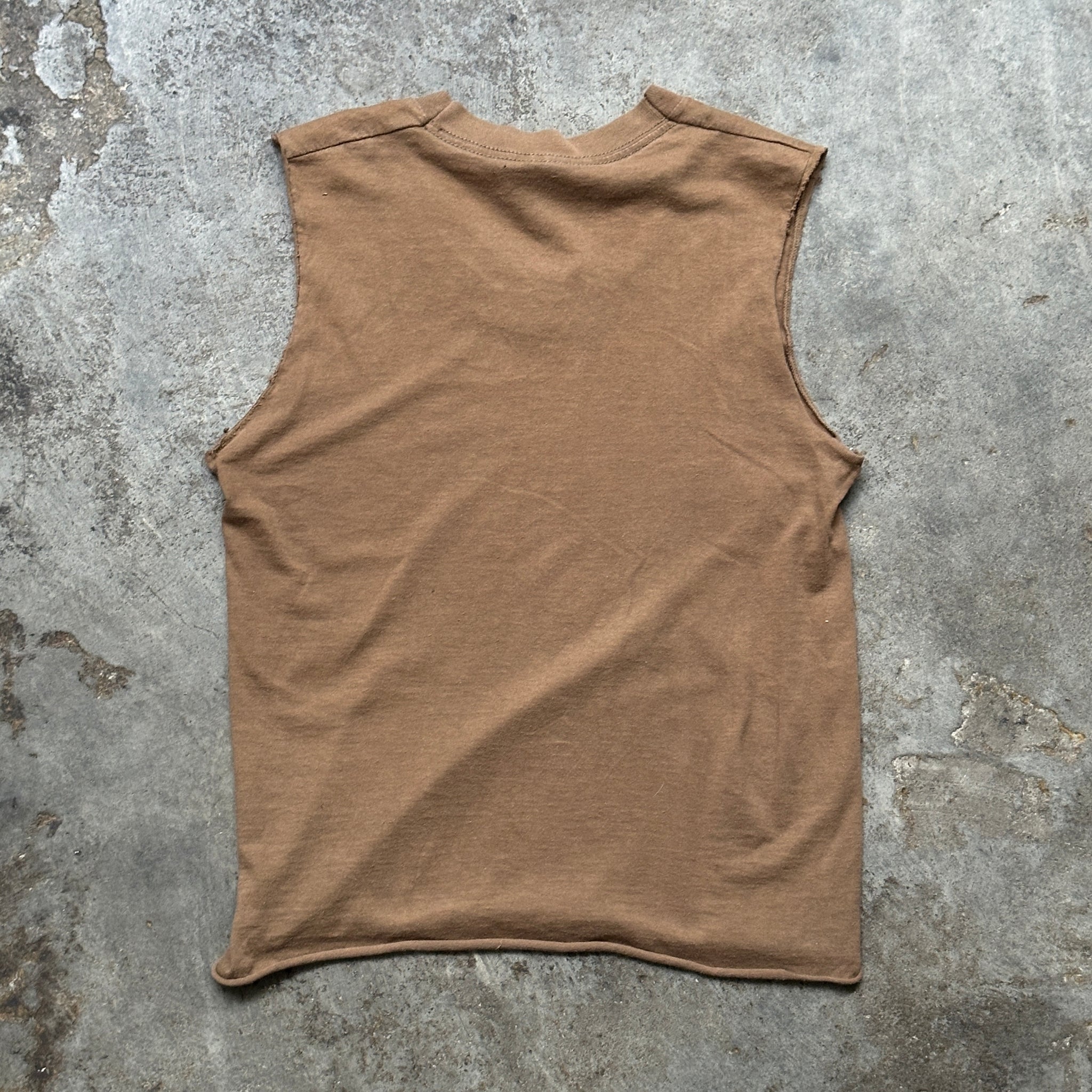 1990s Faded Brown Blank Tank (XS)