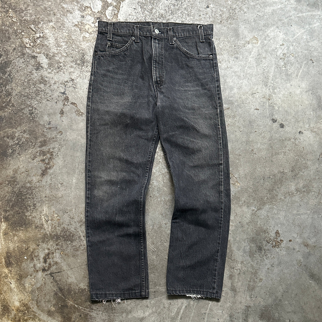 1980s Levi's 4059 Faded Black Jeans (34"/30")