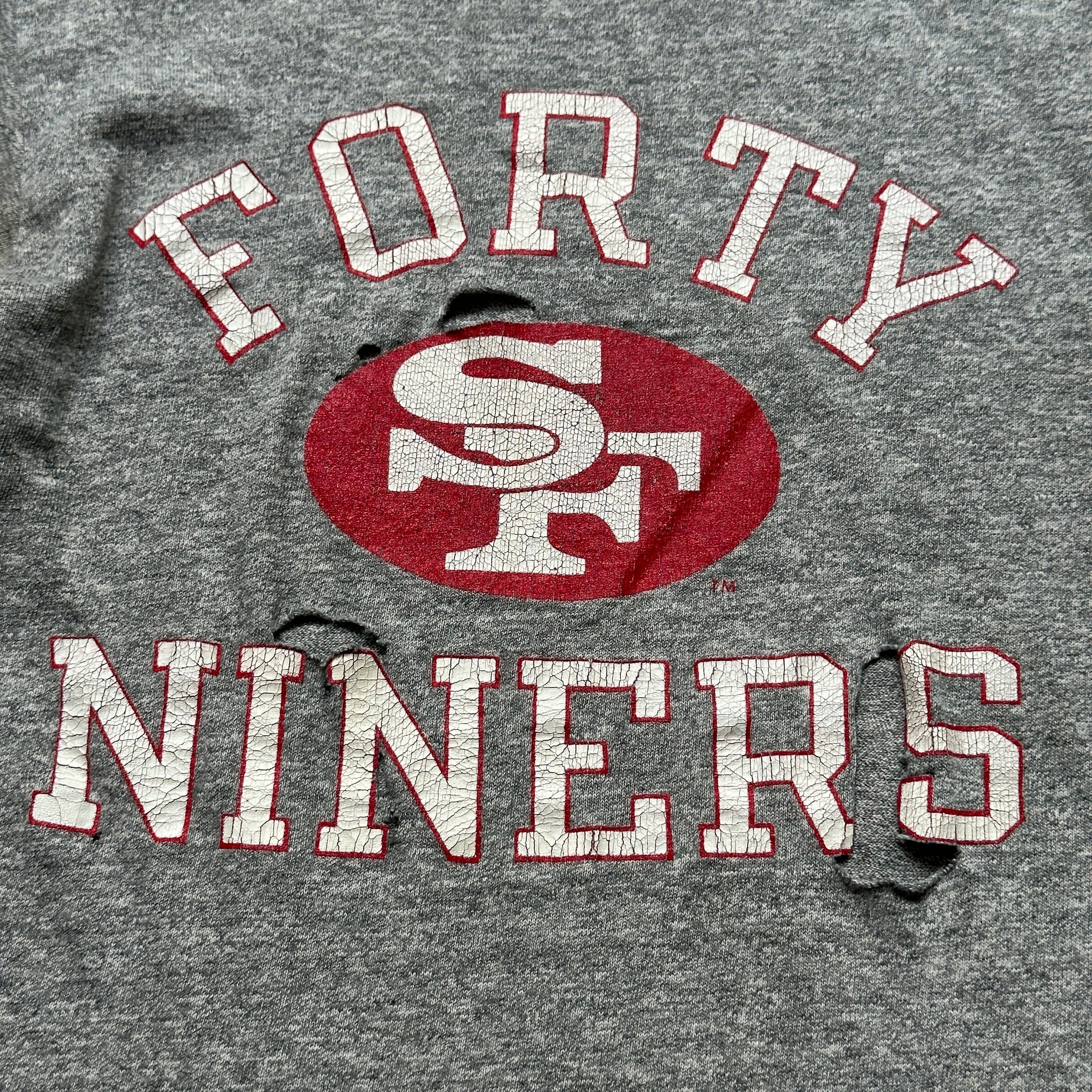 1980s Champion "49ers" Thrashed Tee