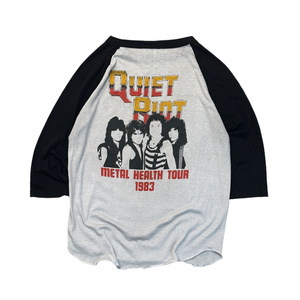 1983 Quiet Riot “Mental Health Tour” Raglan Sleeve Tee