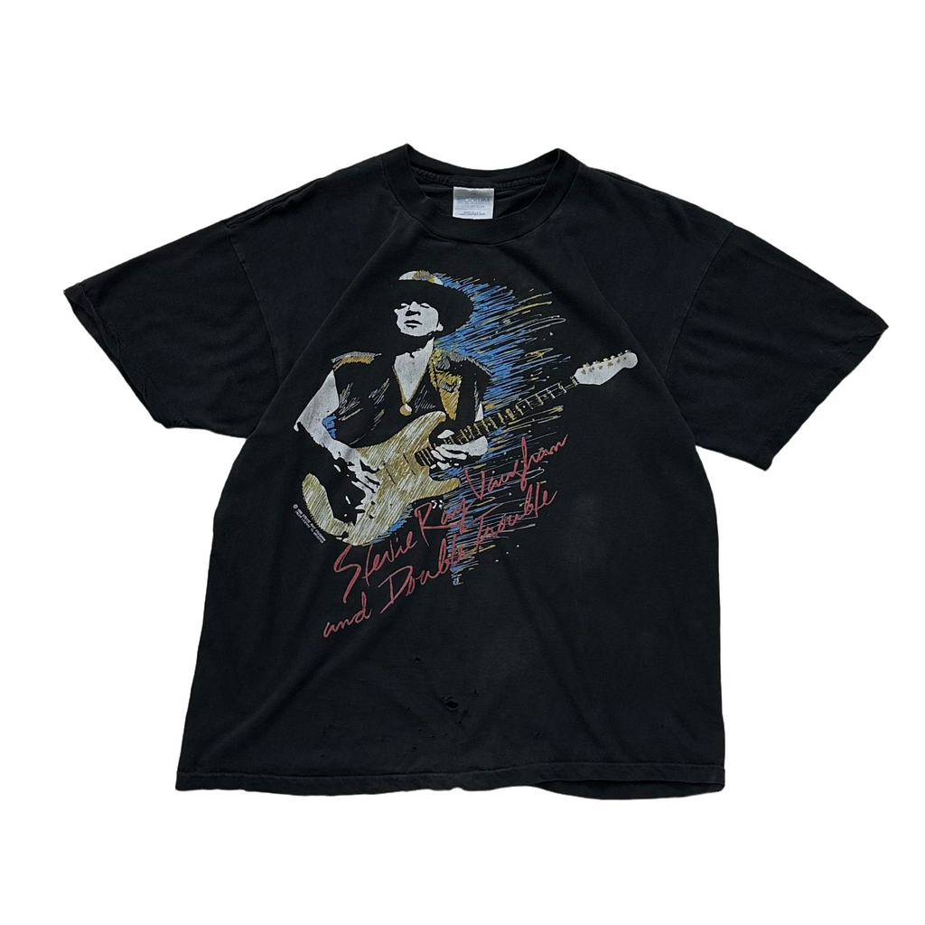 1990 Stevie Ray Vaughan "In Step" Single Stitch Tour Tee