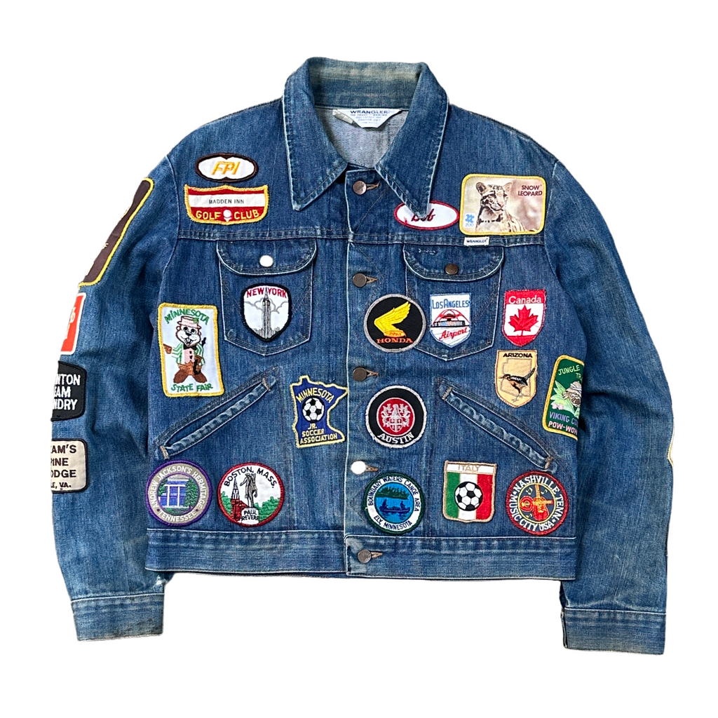 1970s Wrangler Multi Patch Denim Jacket