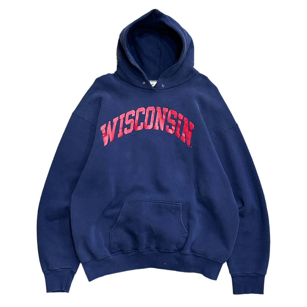 1990s Navy "Wisconsin" Heavy Weight Hoodie