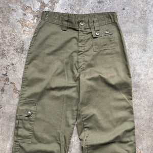 1970s U.S. Army Woman's Bootcut Fatigue Pants (27"/33")