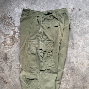 1960s U.S. Military Ripstop Jungle Cargo Pants (31"-35"/29"-33")