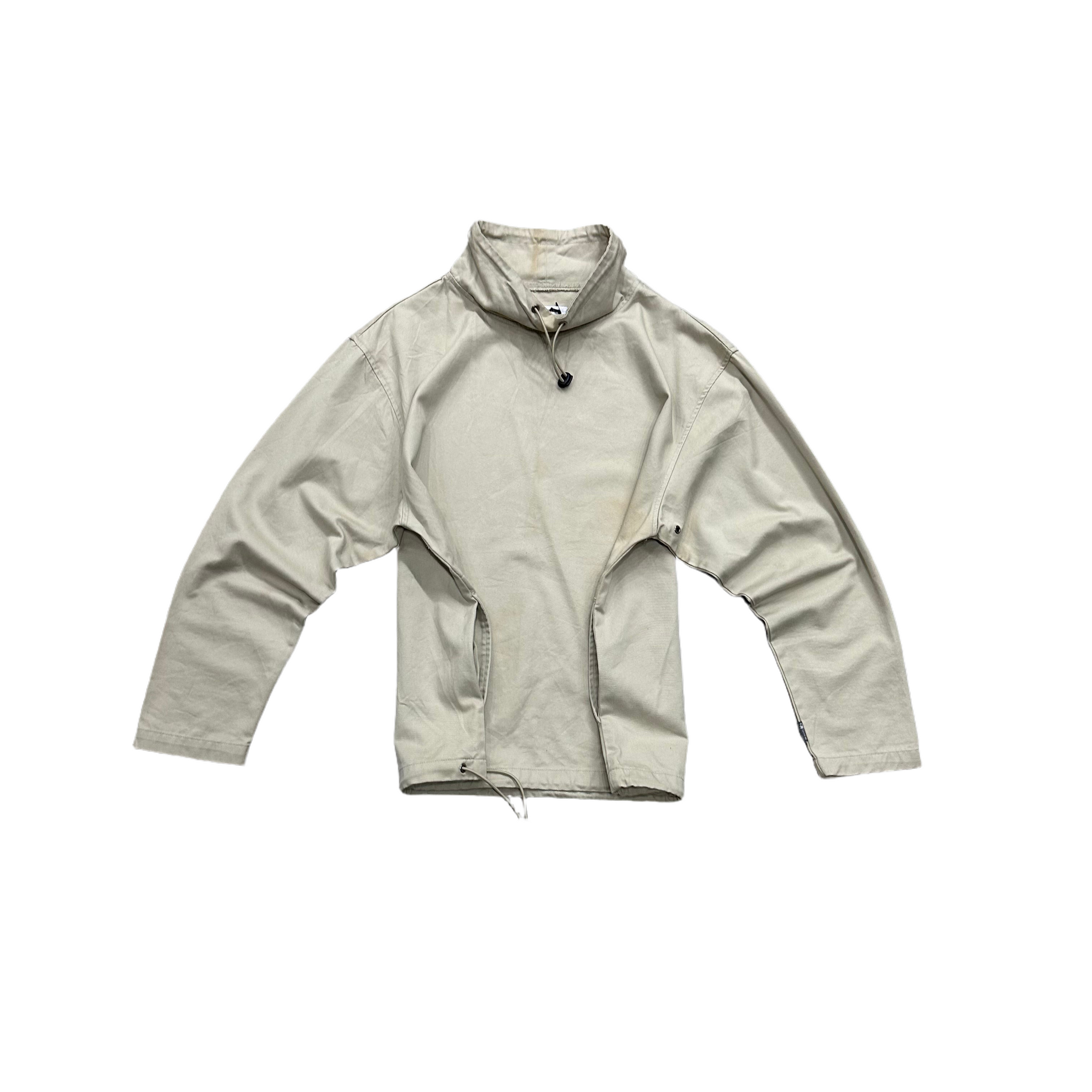 1990s Benetton Light Tan Cotton Smok