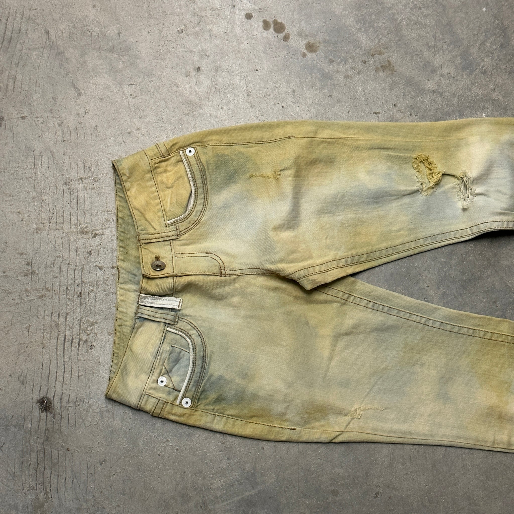 2000s DKNY Low Rise Tie Dye Jeans *Sample*