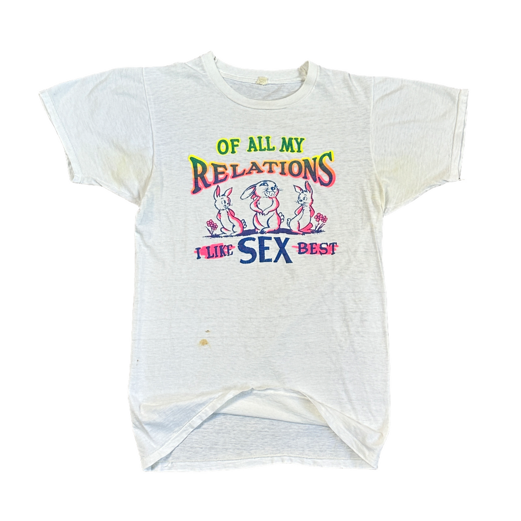 1970s "I Like Sex The Best" Thrashed Tee