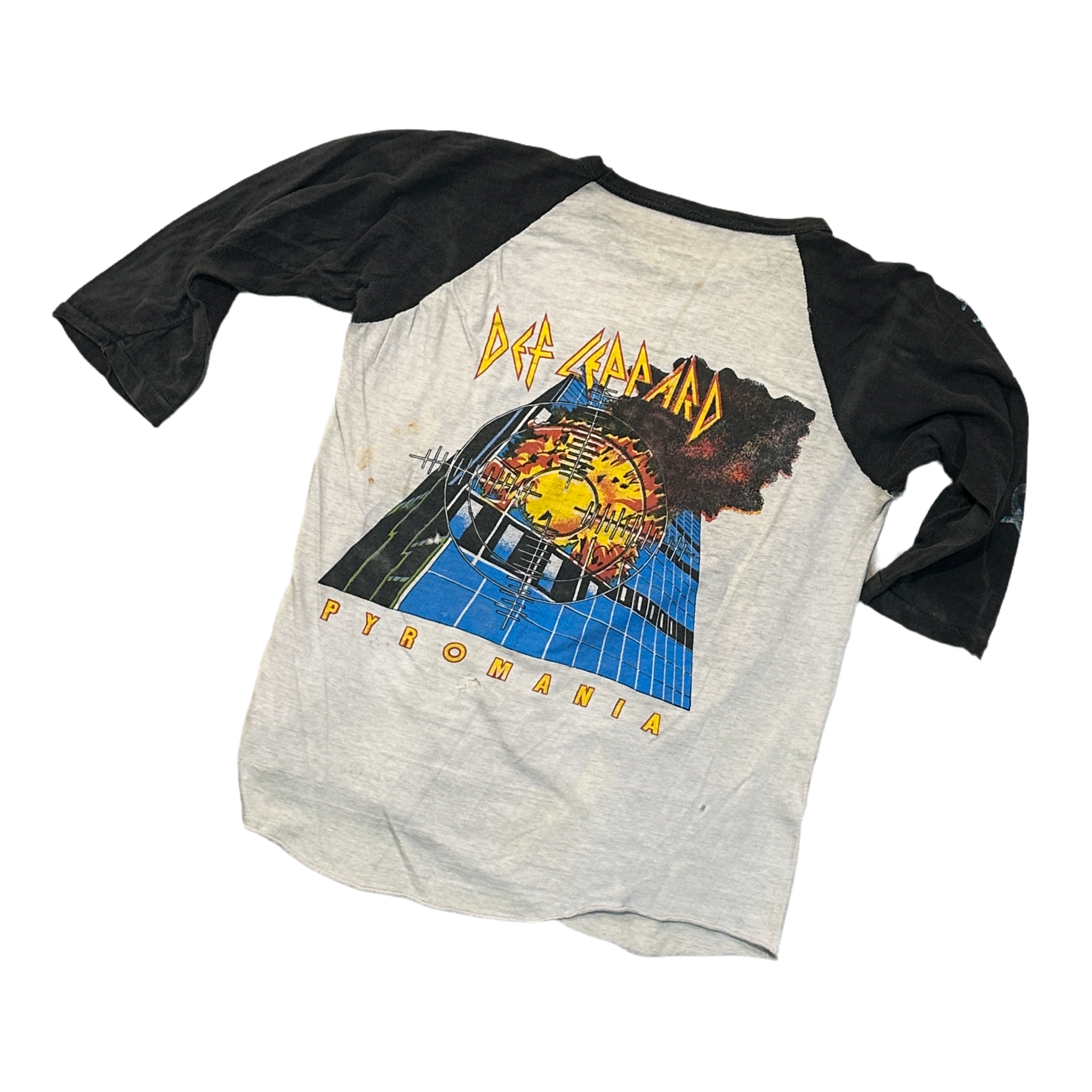 1983 Billie Squier x Def Leppard Raglan Sleeve Tour Tee