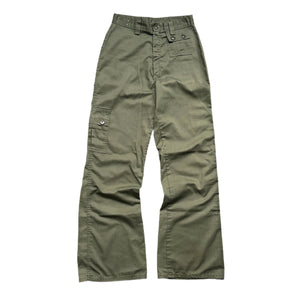 1970s U.S. Army Woman's Bootcut Fatigue Pants (27"/33")