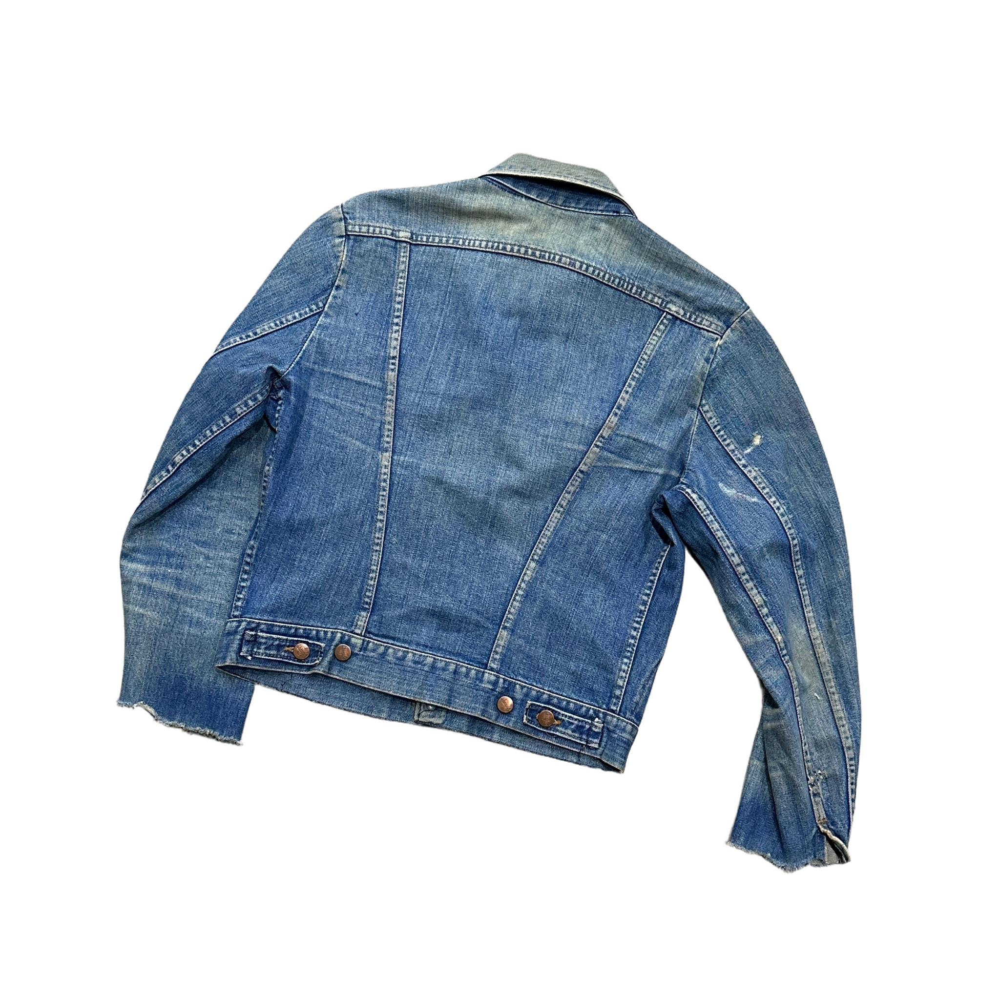 1970s Wrangler Faded Thrashed Denim Jacket