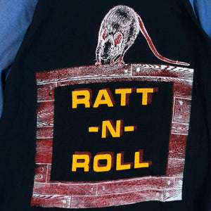 1980s RATT Faded & Pinned Raglan Sleeve U.S. Tour Tee