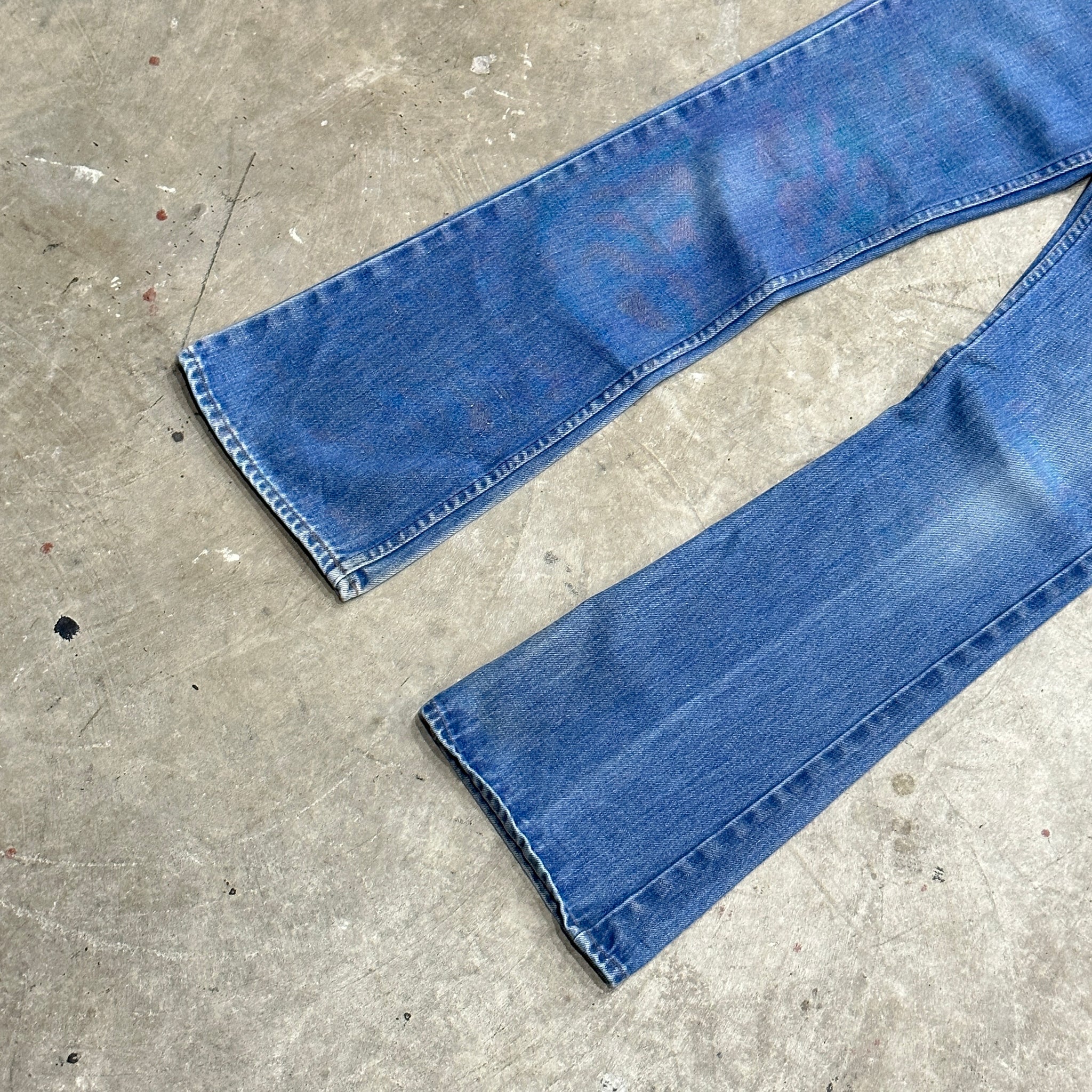 1970s Levi's 646 Orange Tab Flared Jeans