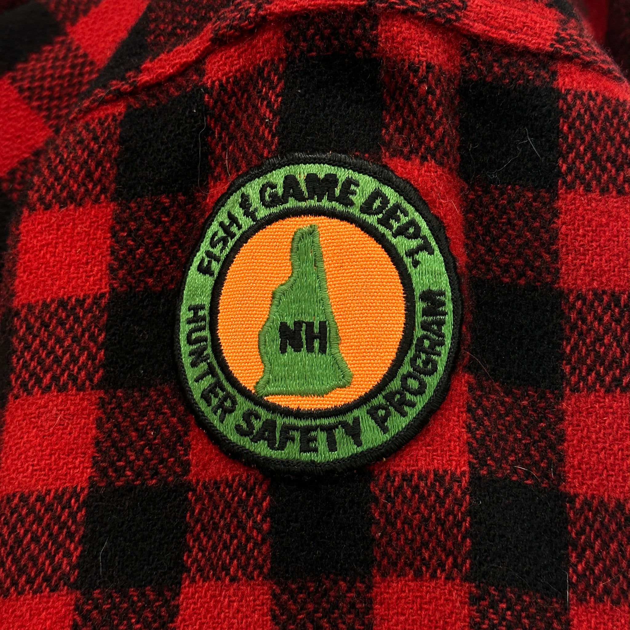 1960s Buffalo Plaid "Fish & Game Dept." Wool Zip Up Flannel