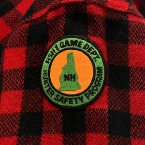 1960s Buffalo Plaid "Fish & Game Dept." Wool Zip Up Flannel