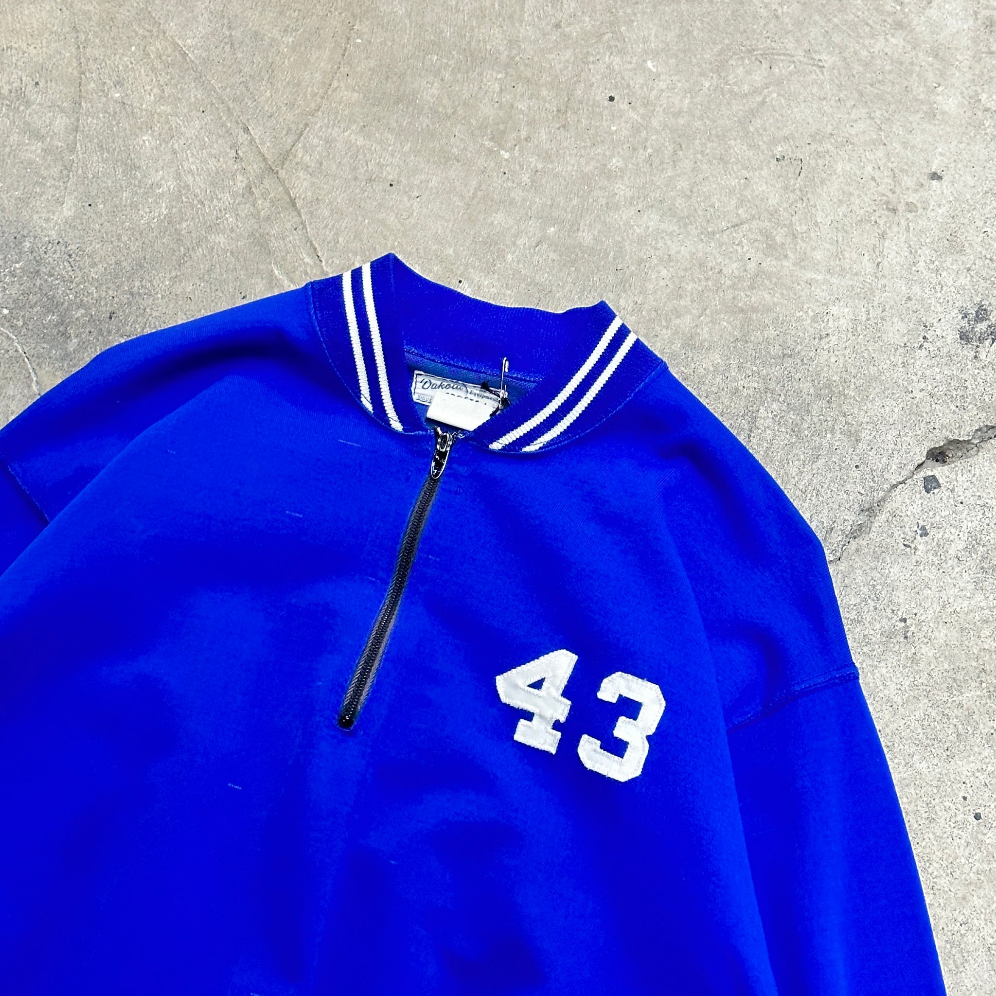 1960s "West Central" 1/4 Zip Warm Up Jacket