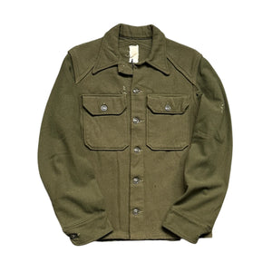 1960s U.S. Army Two Tone Wool Button Up (S)