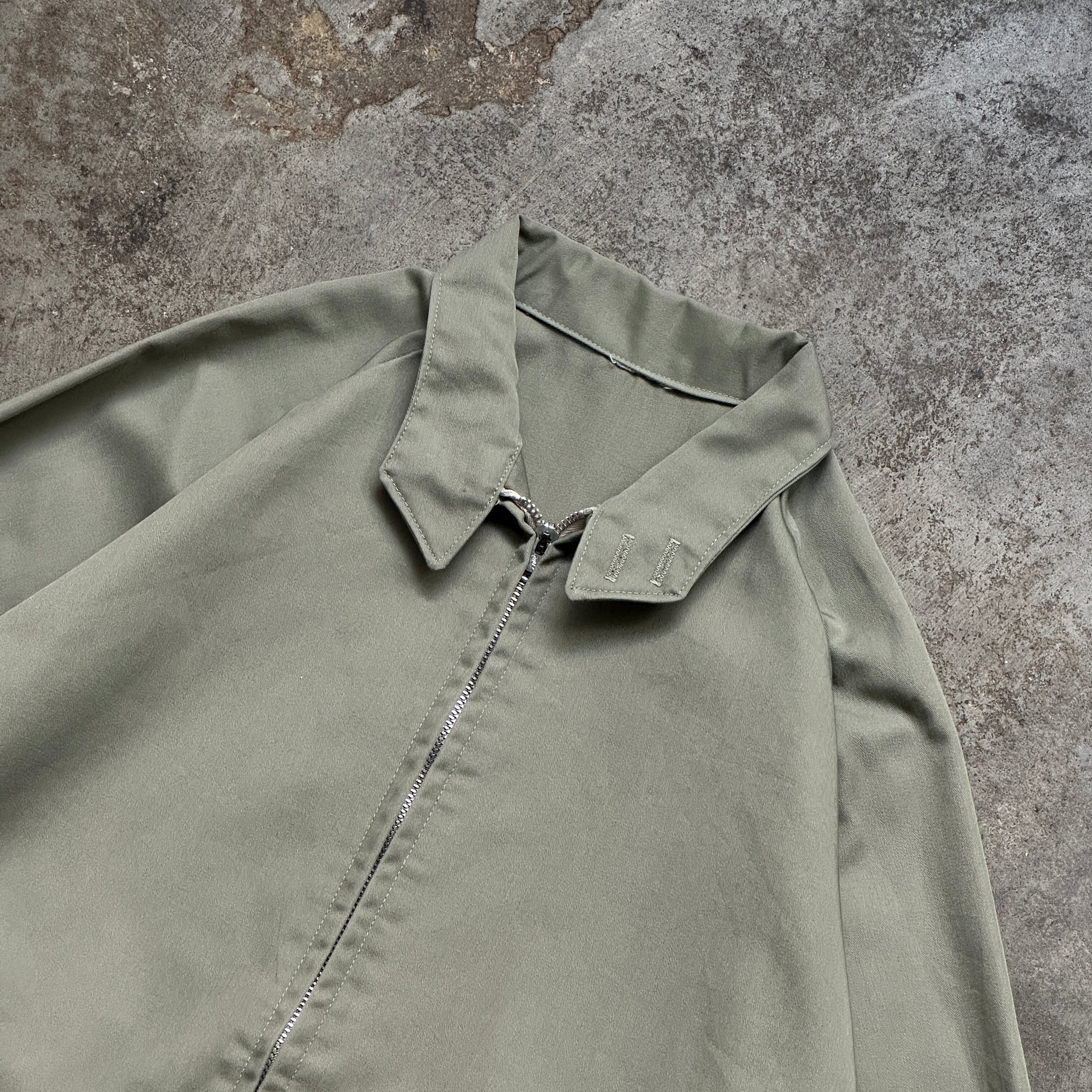 1960s Sage Green Boxy Harrington Jacket (L)