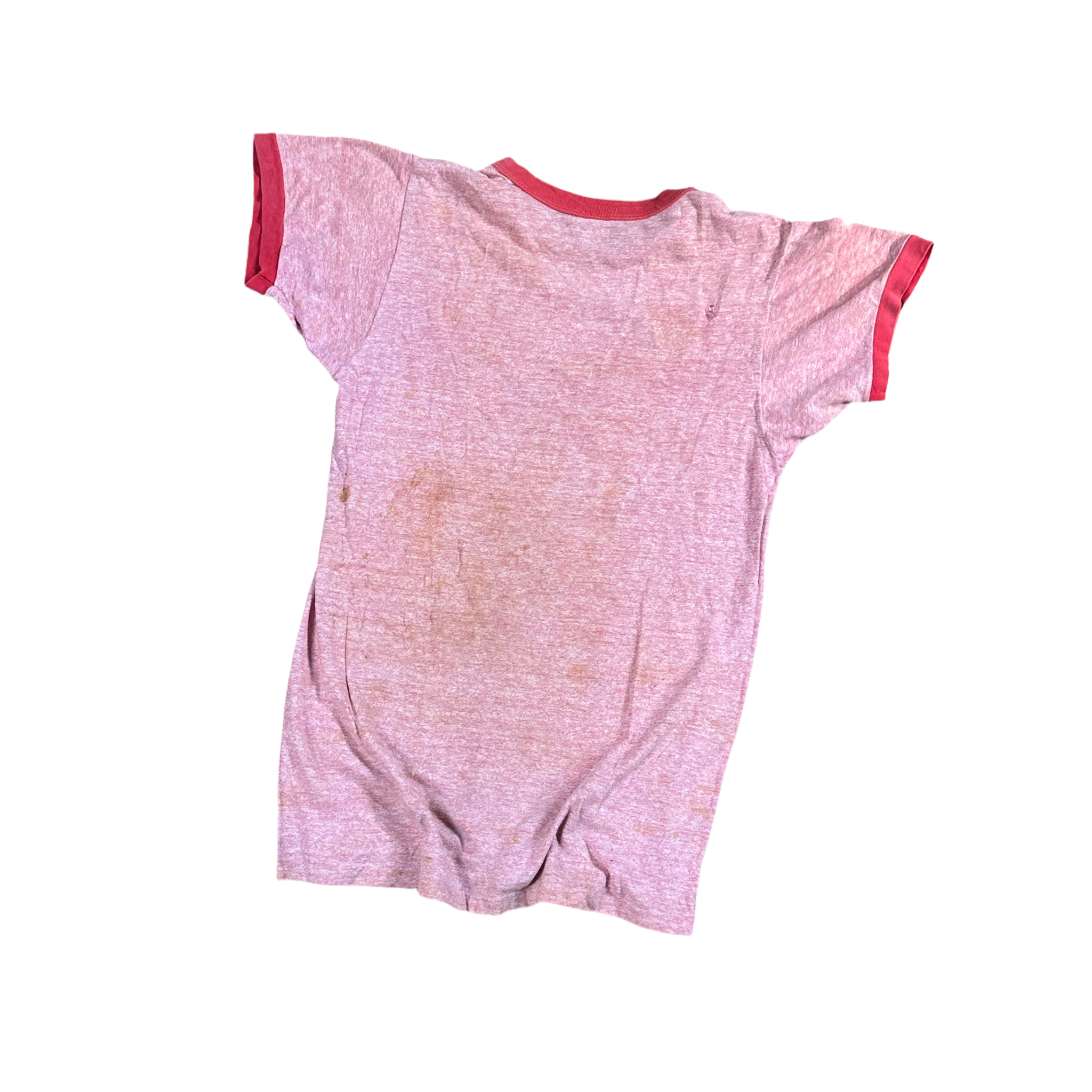 1970s Thrashed & Faded Red Ringer Tee