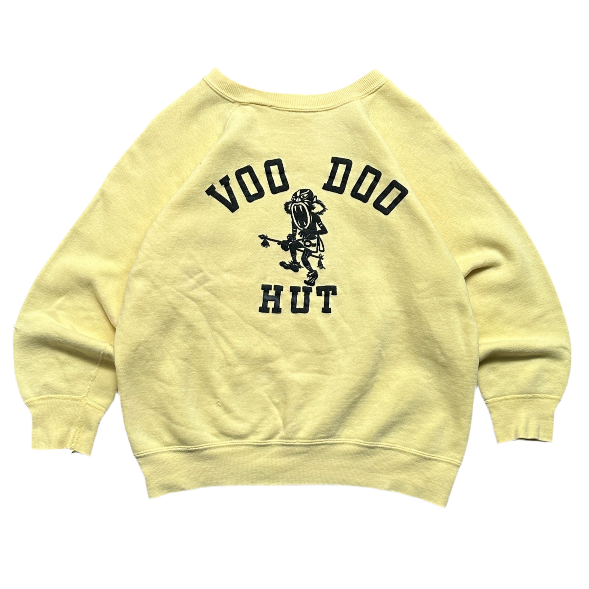 1960s "Voo Doo Hut" Raglan Sleeve Crewneck (S)