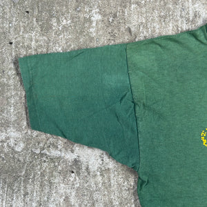 1960s “C.W. Post” Sunfaded Green Boxy Tee