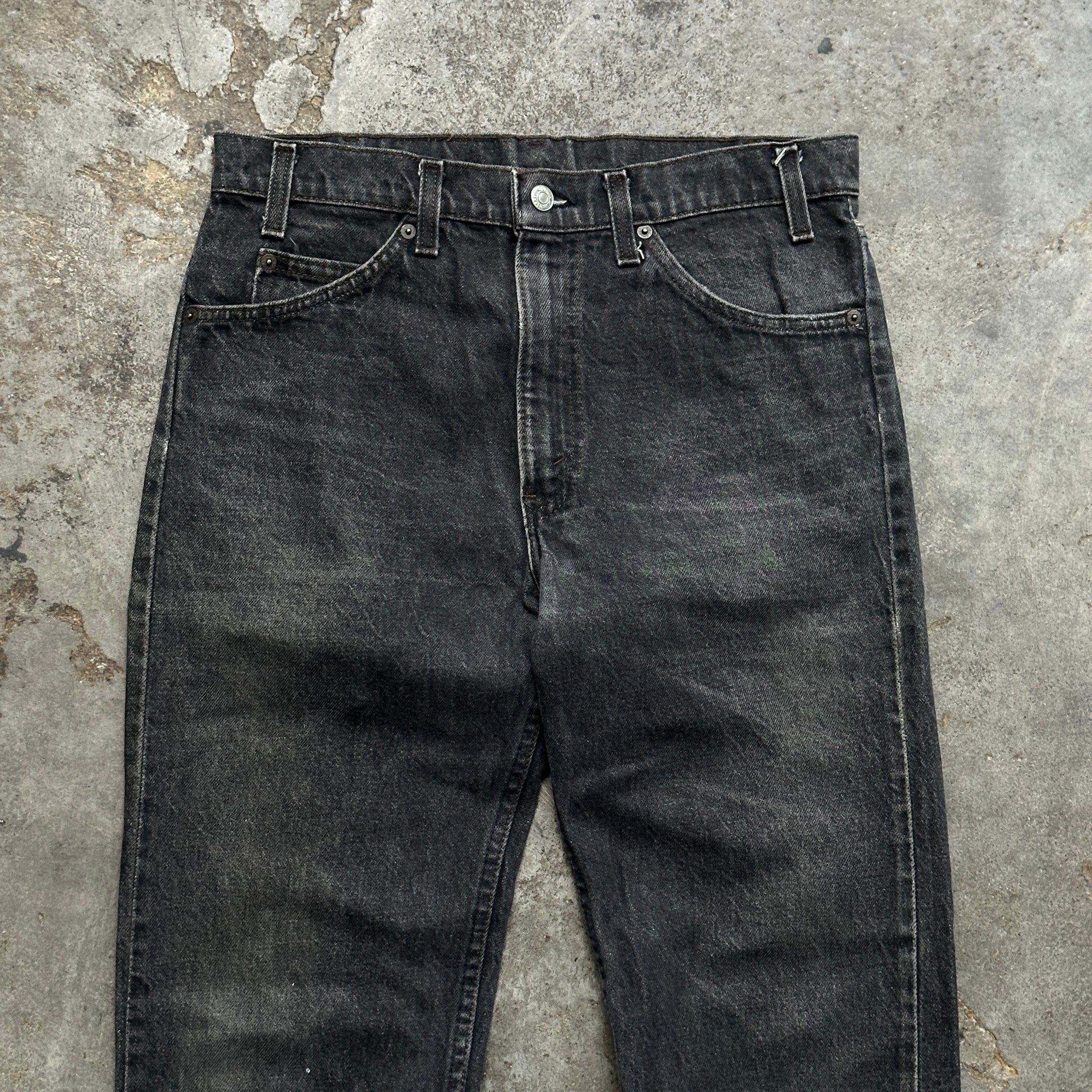 1980s Levi's 4059 Faded Black Jeans (34"/30")