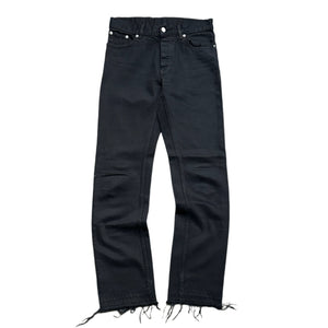 1999 Helmut Lang Over Dyed Black Classic Cut Jeans (29"/32")