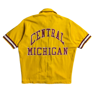 Camiseta de calentamiento "Central Michigan" de la década de 1950