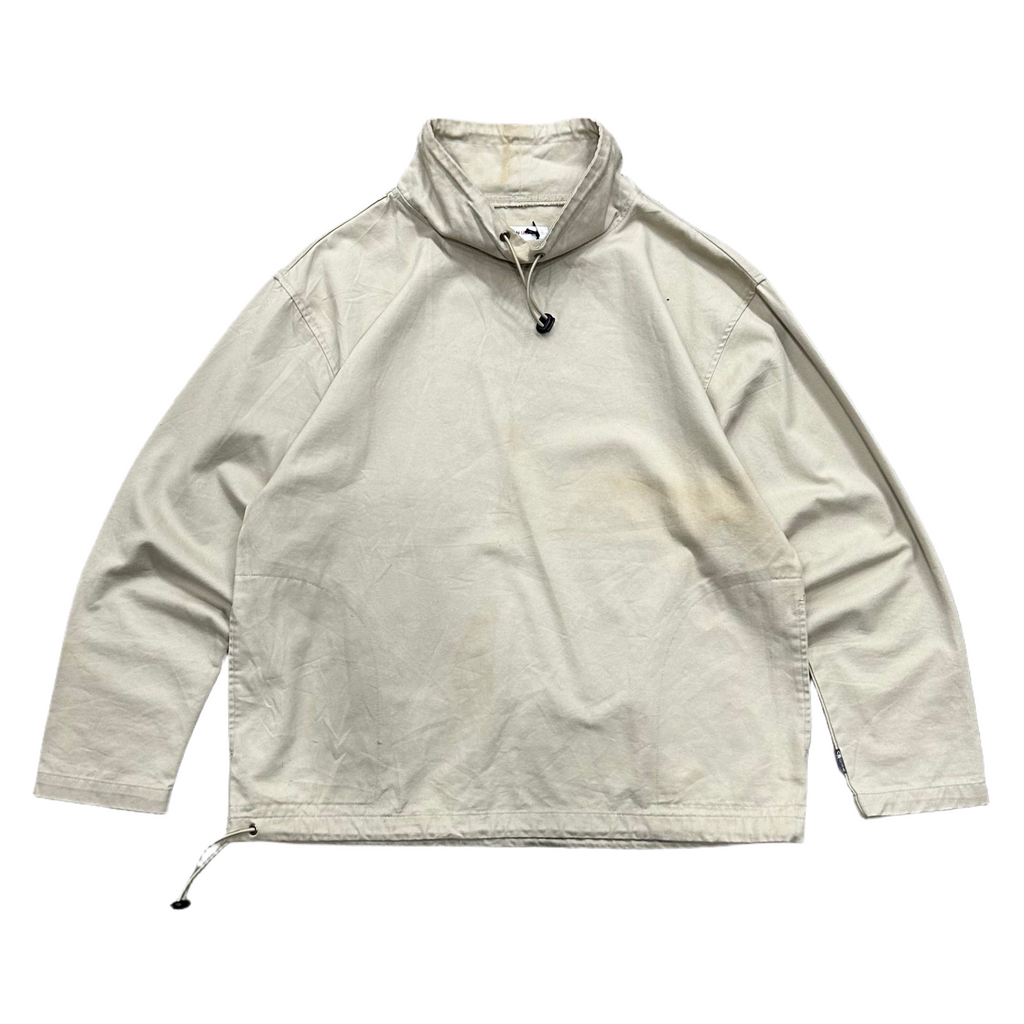 1990s Benetton Light Tan Cotton Smok