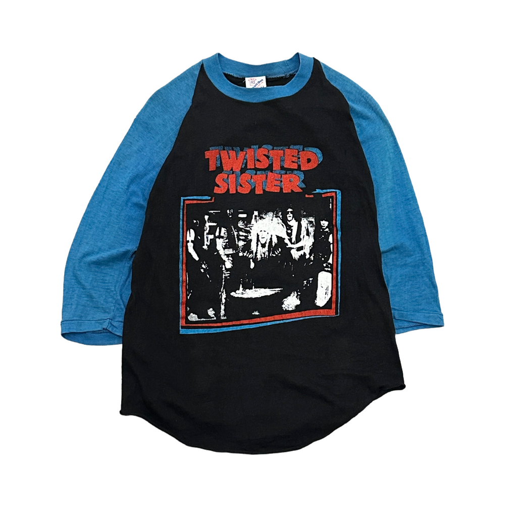 1980s "Twisted Sister" Raglan Sleeve Tee