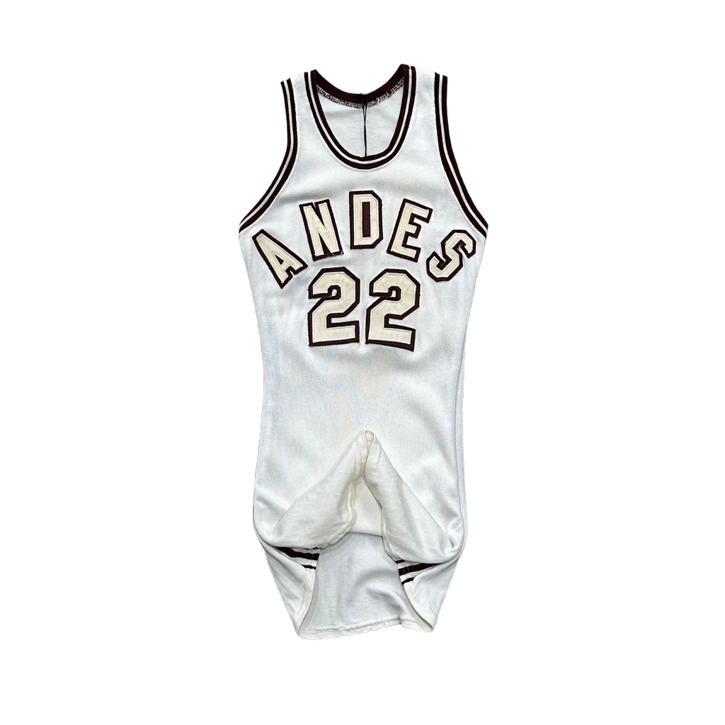 1950s "Andes" Polyester Basketball Jersey