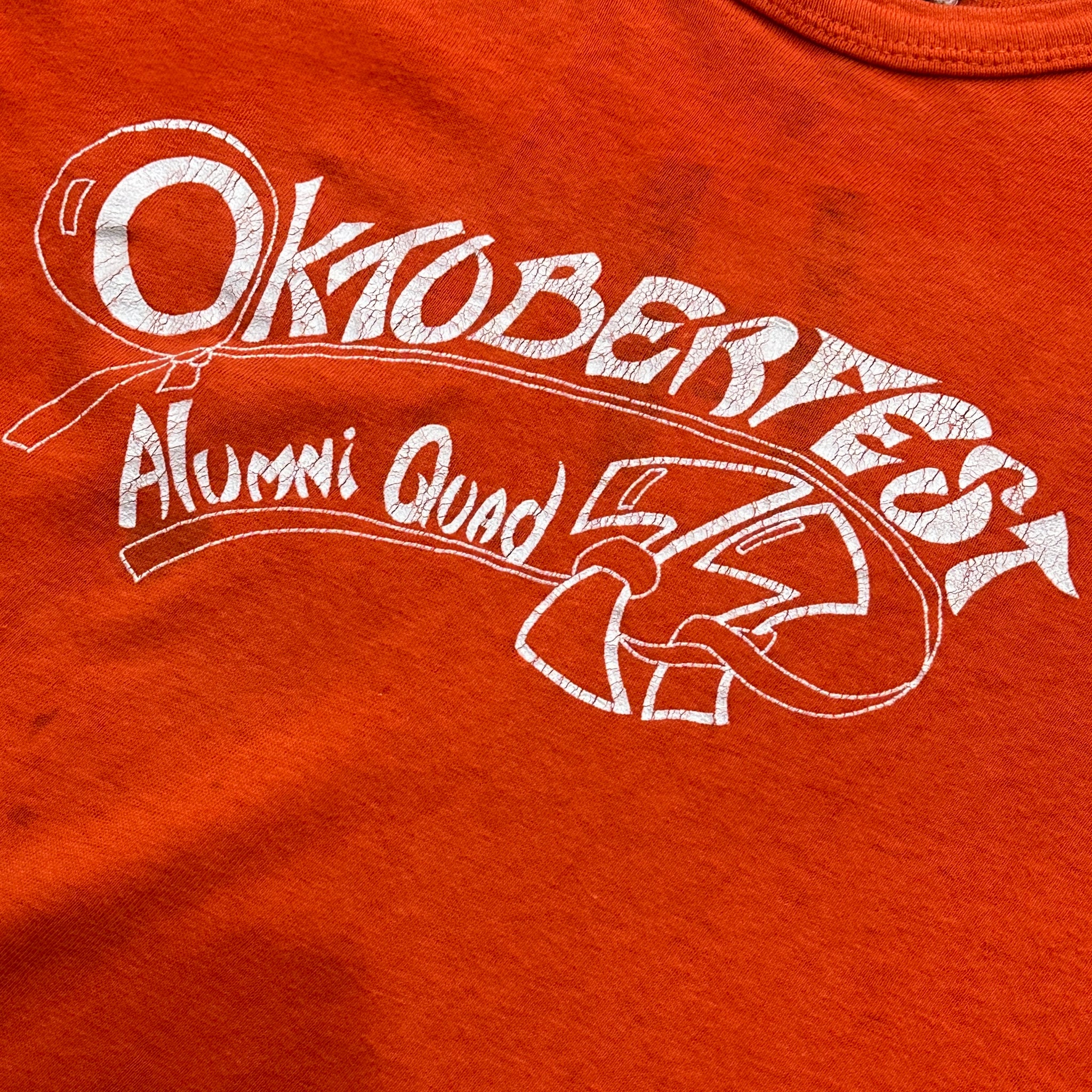 1977 Orange "Oktoberfest" Single Stich Tee