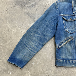 1970s Wrangler Faded Thrashed Denim Jacket