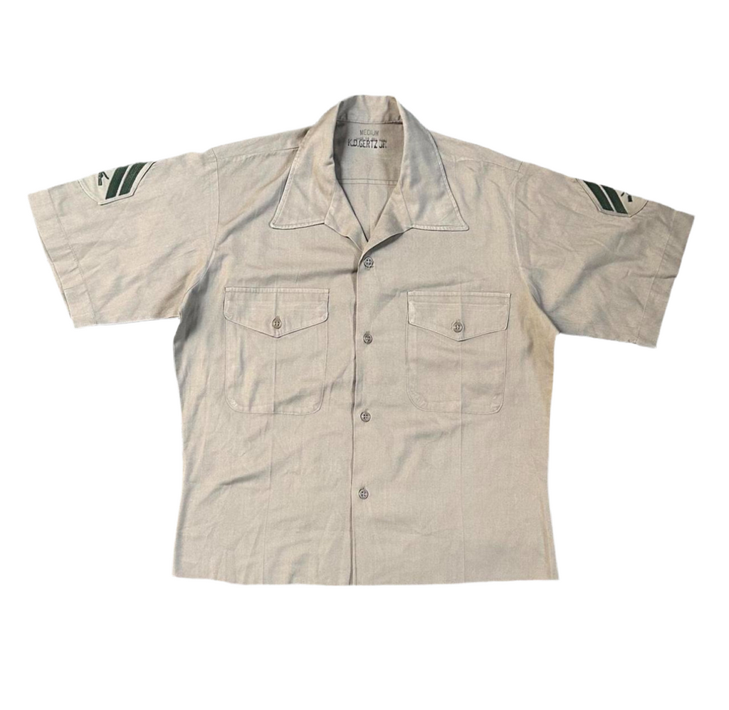 1950s U.S. Army Officers Button Up