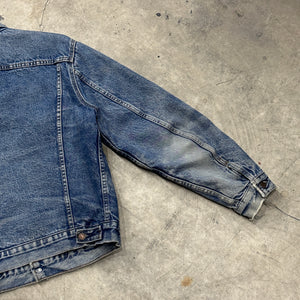 1970s Levi’s Blanket Lined Faded Denim Trucker Jacket