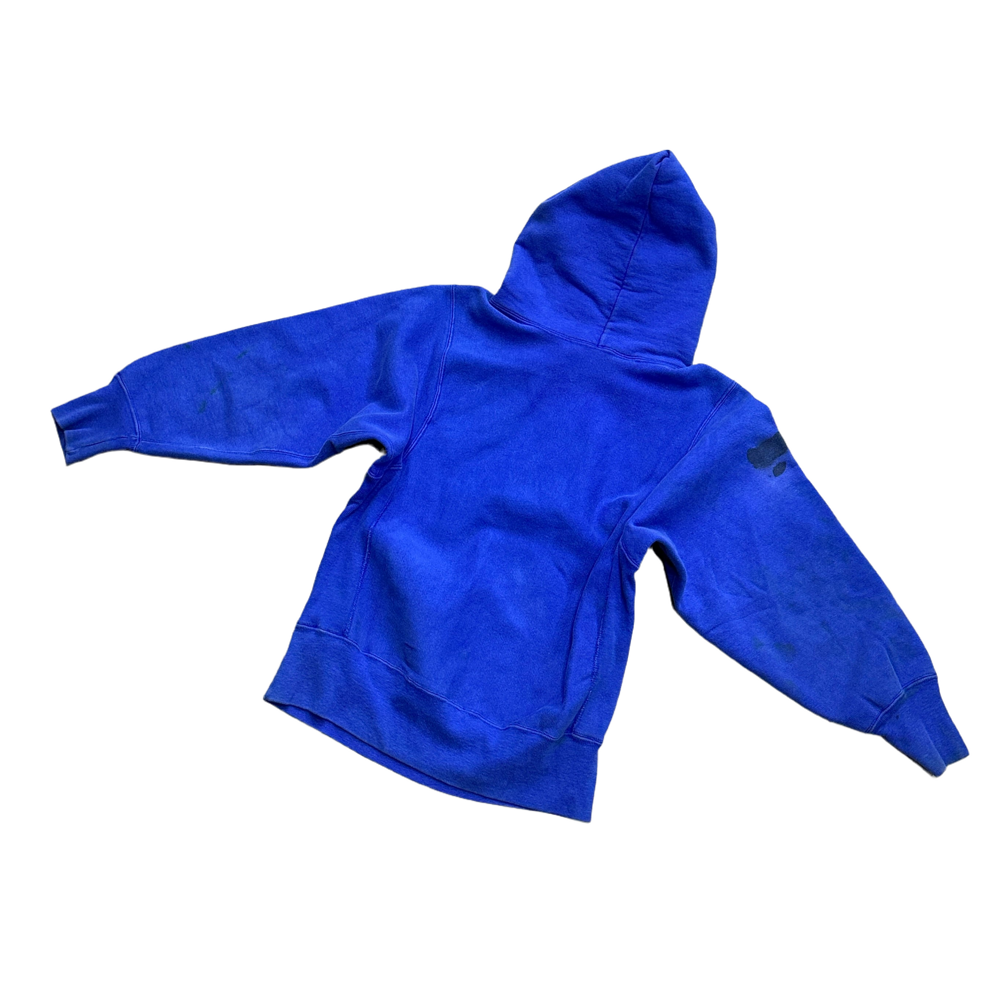 1990s Faded Blue Champion Reverse Weave Hoodie (S)