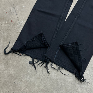 1999 Helmut Lang Overdyed Black Classic Cut Denim