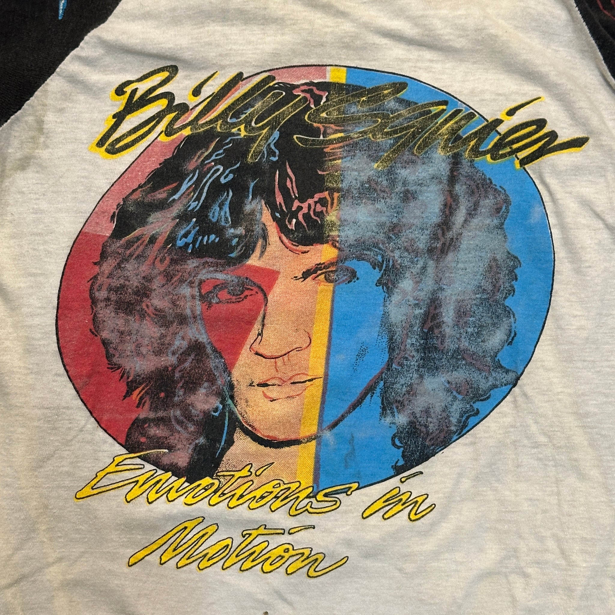 1983 Billie Squier x Def Leppard Raglan Sleeve Tour Tee