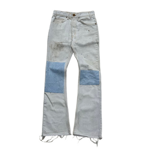 1980s Levi's 517 Reworked & Repaired Flared Jeans