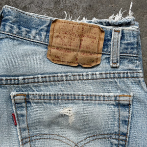 1980s Levi's 501xx Repaired Jeans (32"/34")