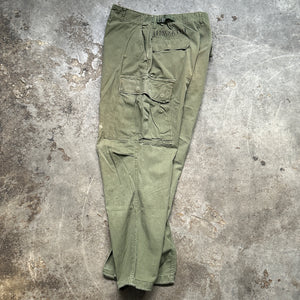 1960s U.S. Military Ripstop Jungle Cargo Pants (31"-35"/29"-33")