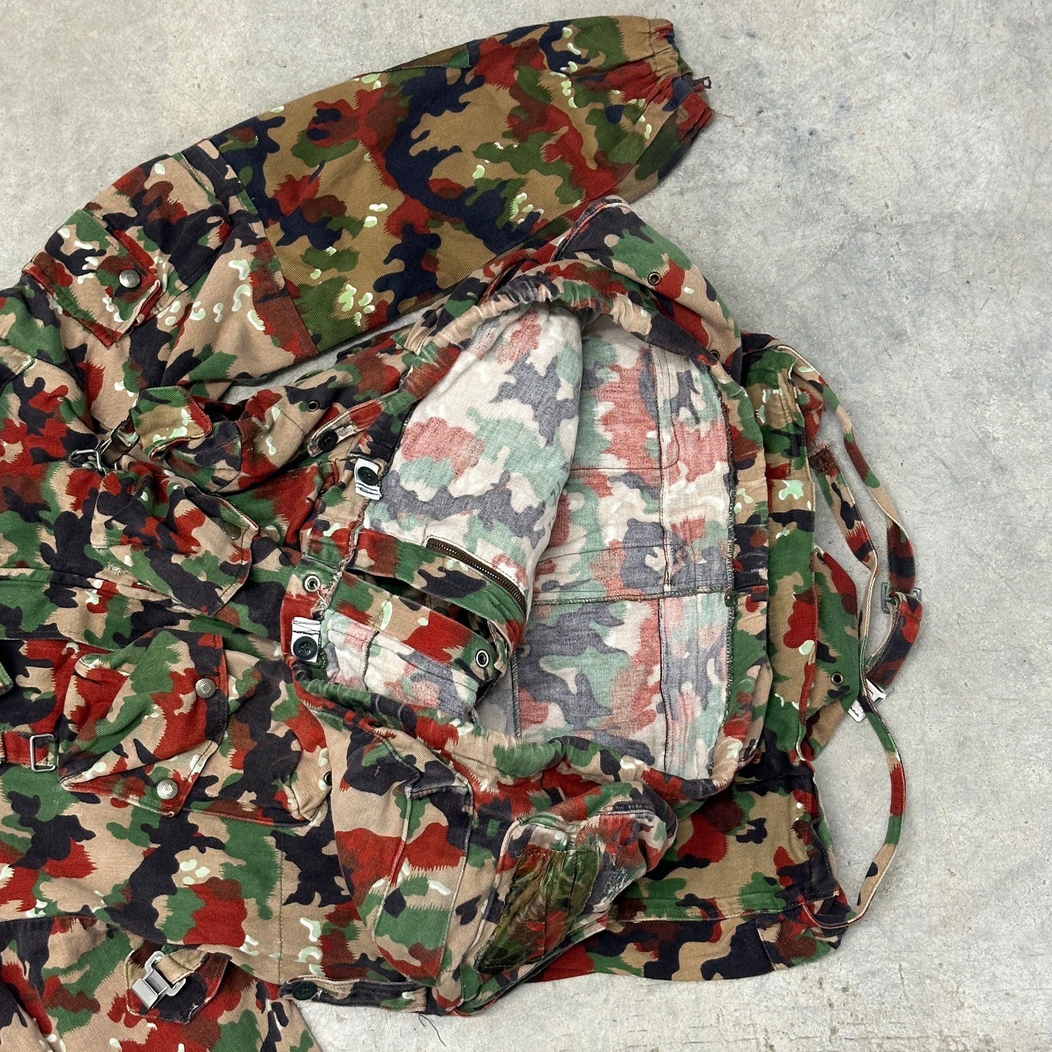 1990s Swiss Army Camo Snipers Parka