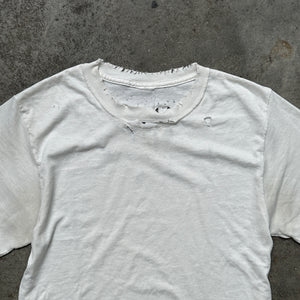 1990s Thrashed White Blank Tee (S)