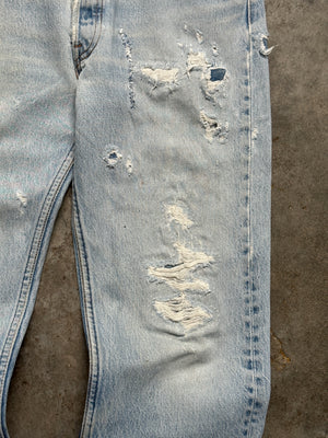 1980s Levi's 501xx Repaired Jeans (32"/34")