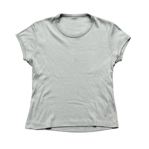 1970s Light Gray Blank Baby Tee (XXS)