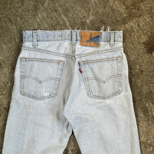 1980s Levi's 505 Patchwork Repaired Jeans (28"/32")